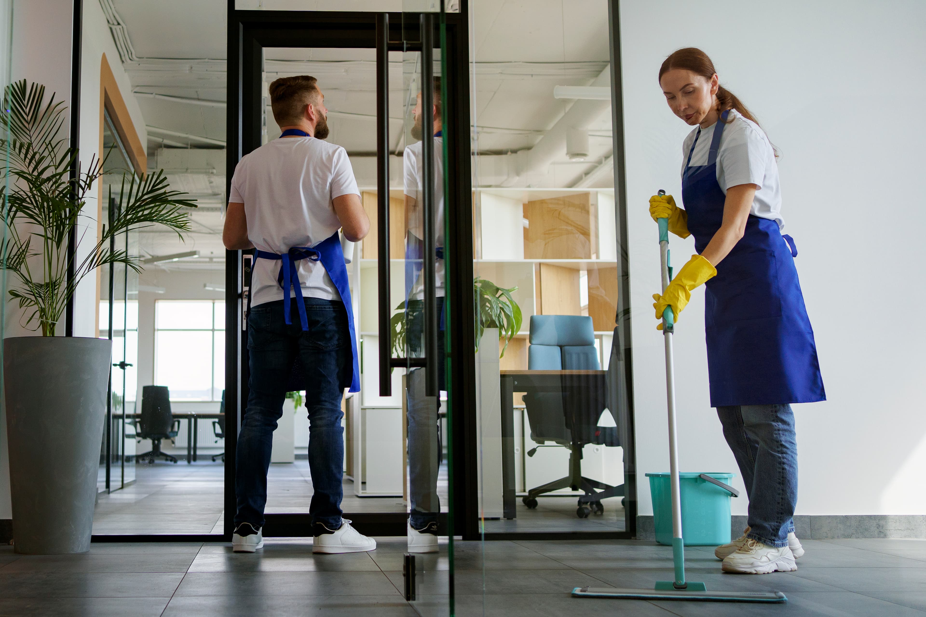Office Cleaning Service Background